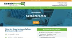 Desktop Screenshot of cellclients.com